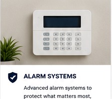 Alarm system installation